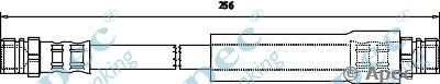 APEC BRAKING hos3696 -  Тормозной шланг